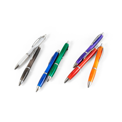 SWING rPET. Recycled PET (100 rPET) ball pen with metal clip